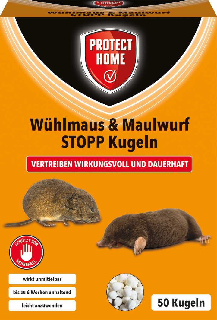 PROTECT HOME Wühlmaus & Maulwurf STOPP Kugeln